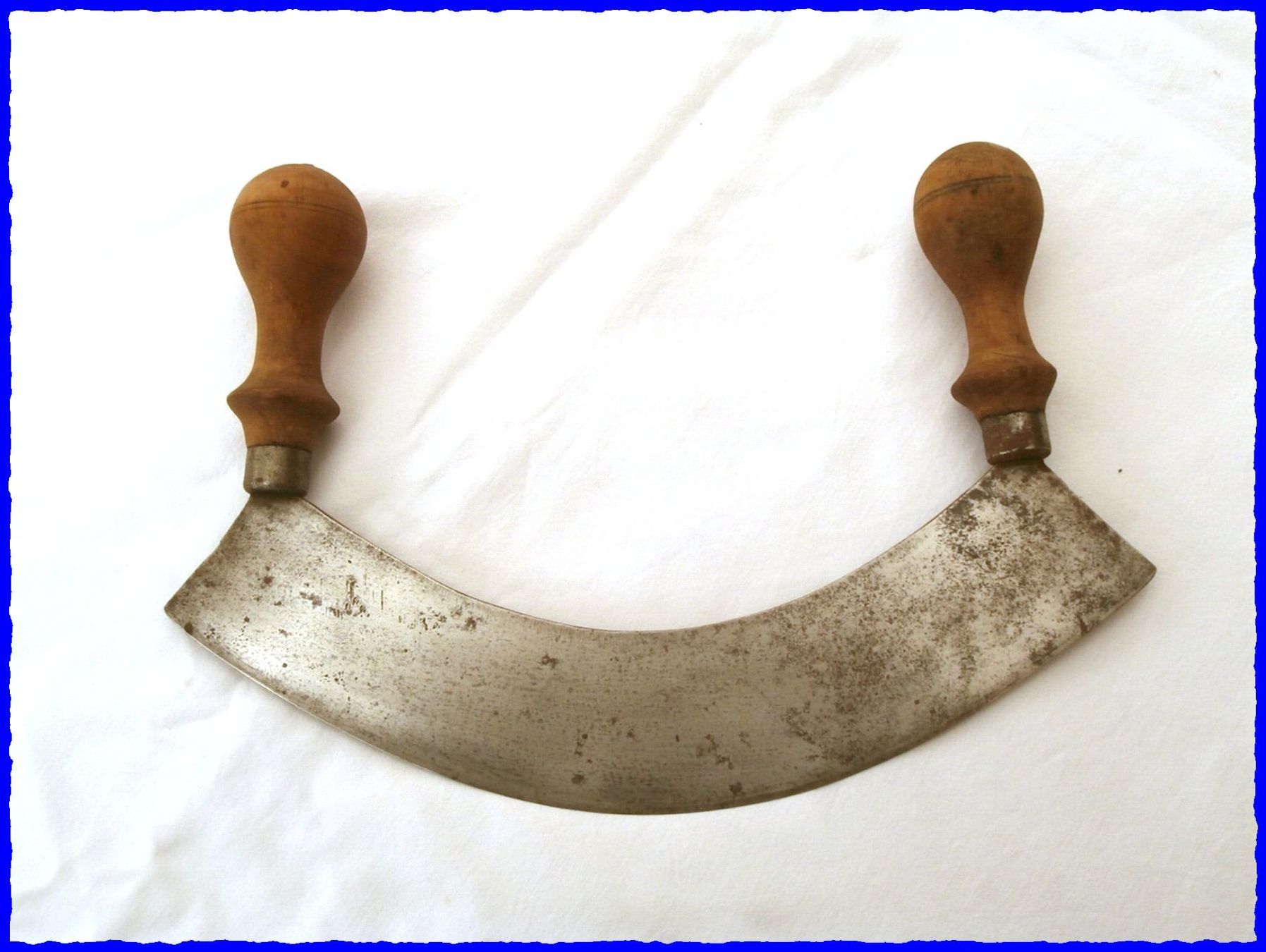 Posate: antikes WIEGEMESSER - Kräutermesser - gemarkt "WG" – Usato da Worblaufen venduto da Re_mo81 1