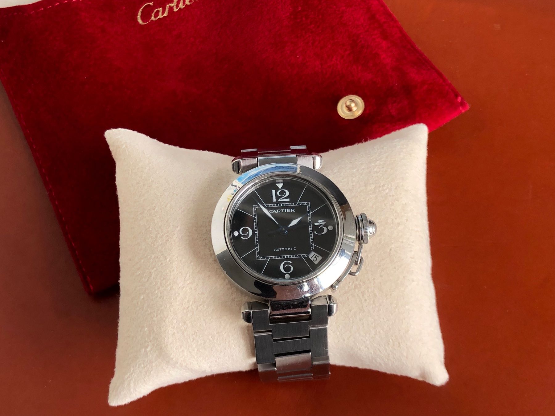 Cartier Uhren: Cartier Pasha Automatik – Gebraucht aus Maennedorf von Petraam