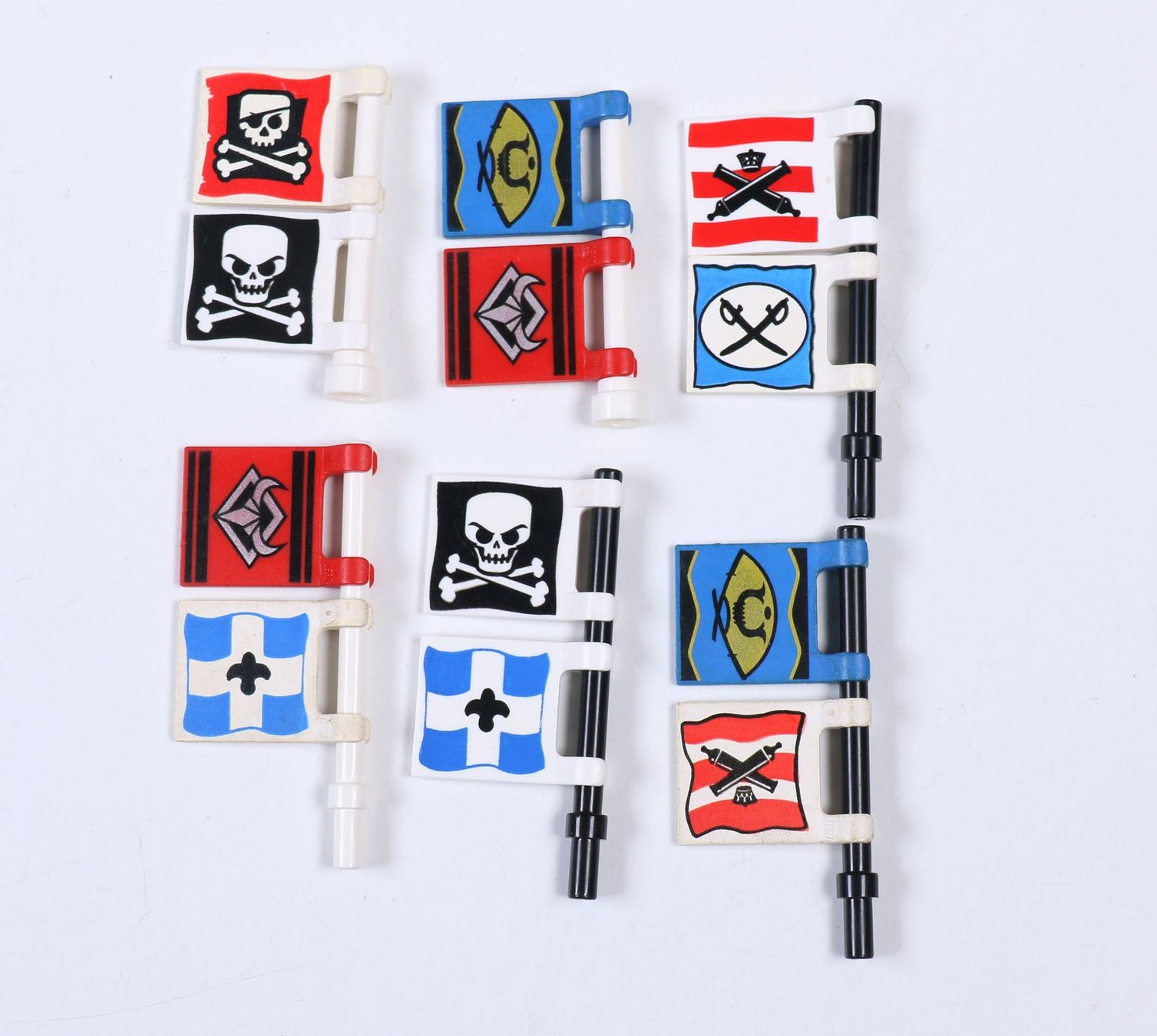 Lego Giocattoli: LEGO® 12x Flag 2 x 2 Square – Usato da Hettlingen venduto da Scholi99 1