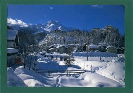 Sils-Maria im Engadin im Winter, 2005, gelaufen, Grossformat
