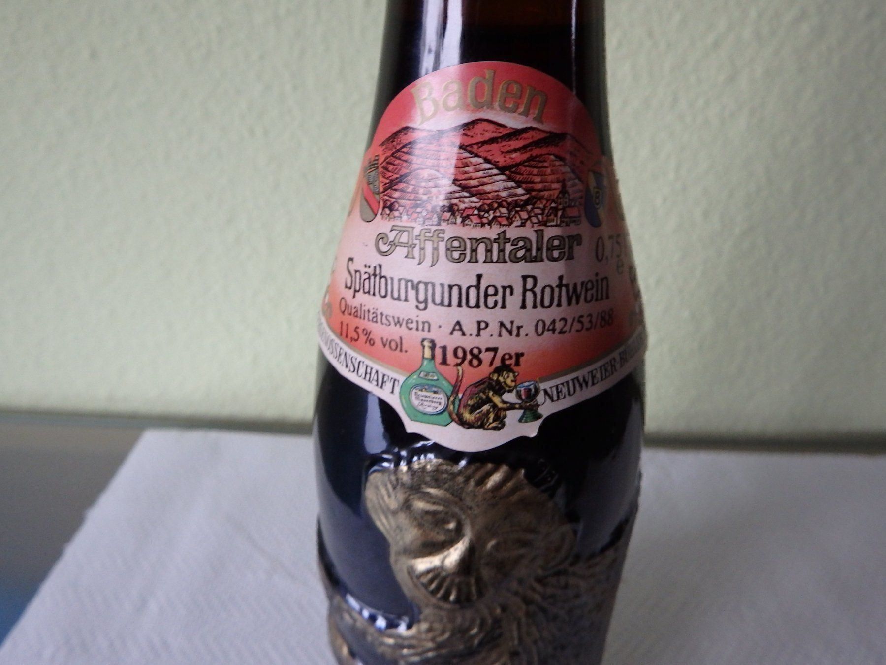 Vino: Original Weinflasche von 1987 – Nuovo e nell'imballaggio originale da Obergerlafingen venduto da Nurschi2011 1