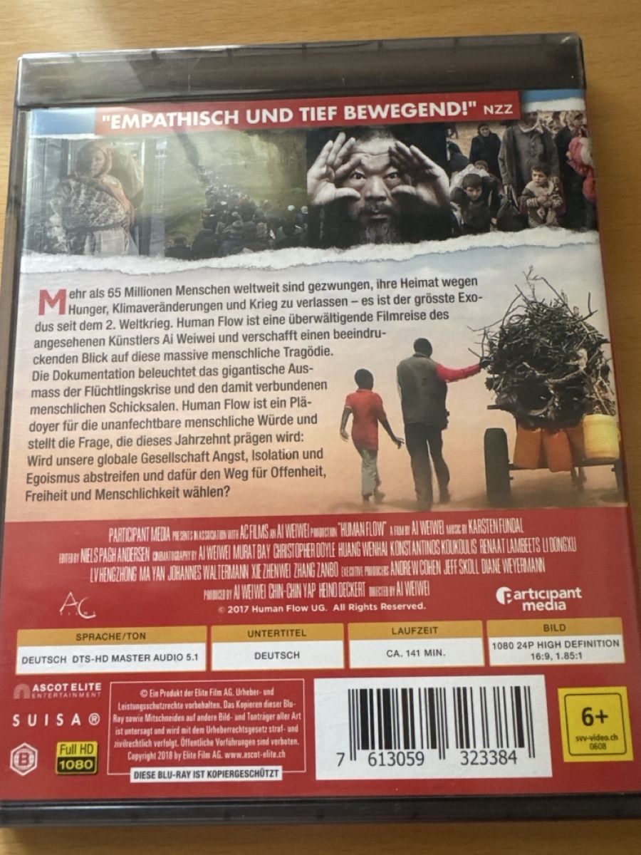 Tous les DVDs: Human Flow – D'occasion à Brunnadern par Nanuk60 1