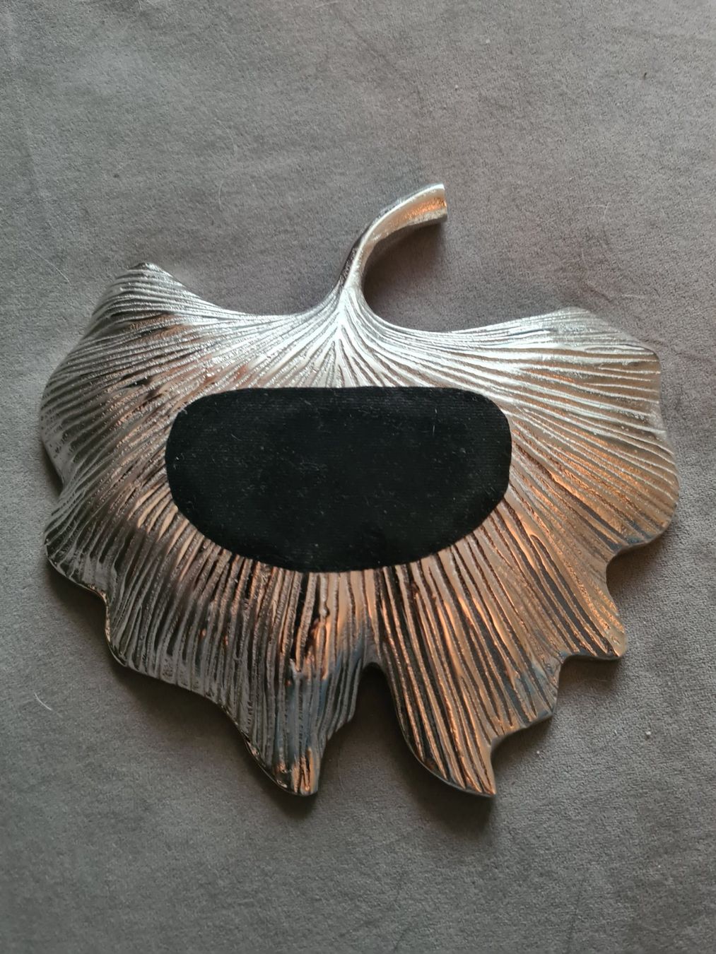 Tutte le decorazioni: Schmuckschale Gingkoblatt Silber Massiv – Nuovo (secondo la descrizione) da Winterthur venduto da bibummi 5