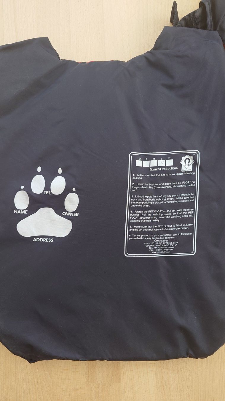 Schwimmwesten: Hunde Schwimmweste - Crewsaver Pet Float, Gr. L – Gebraucht aus Arth von steppewolf 3