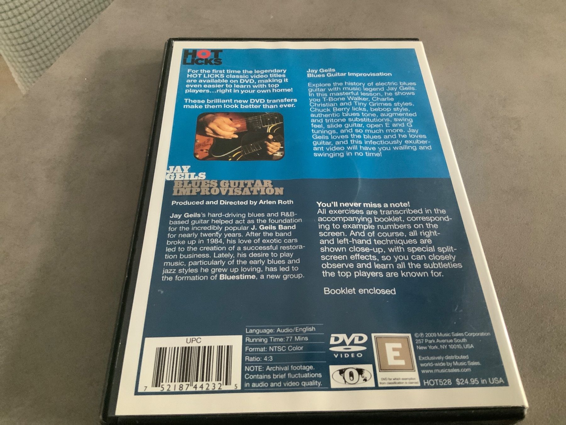 Tutti i DVDs: Jay Geils, Blues Guitar Improvisation, DVD – Usato da Uster venduto da Macita56 1