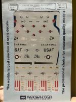 1:72 Decalbogen F-5E (USAF, South Korea, Taiwan)