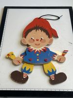 Holzfigur mit beweglichen Gliedern Jester Clown(I13)