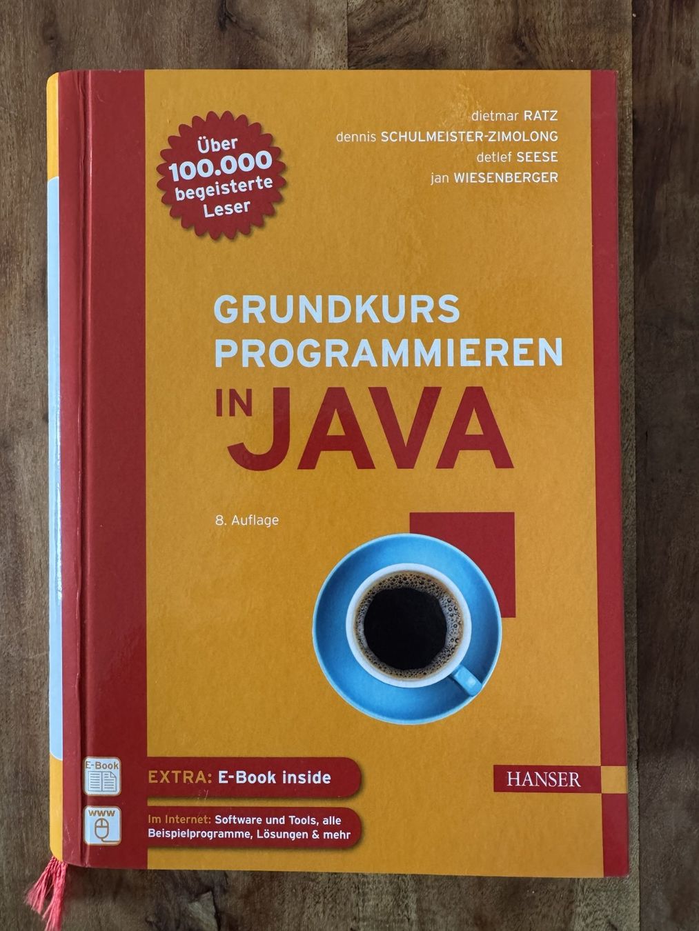 Libri: Java-Programmierbuch, 8. Auflage - Top Zustand! – Usato da Bern venduto da Beschte