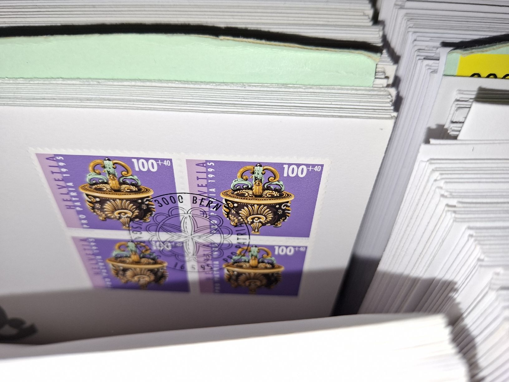 Tutti i francobolli: Diverse FDC / Dubletten Schweiz ca 800Stk – Usato da Balgach venduto da SIMEON27 2