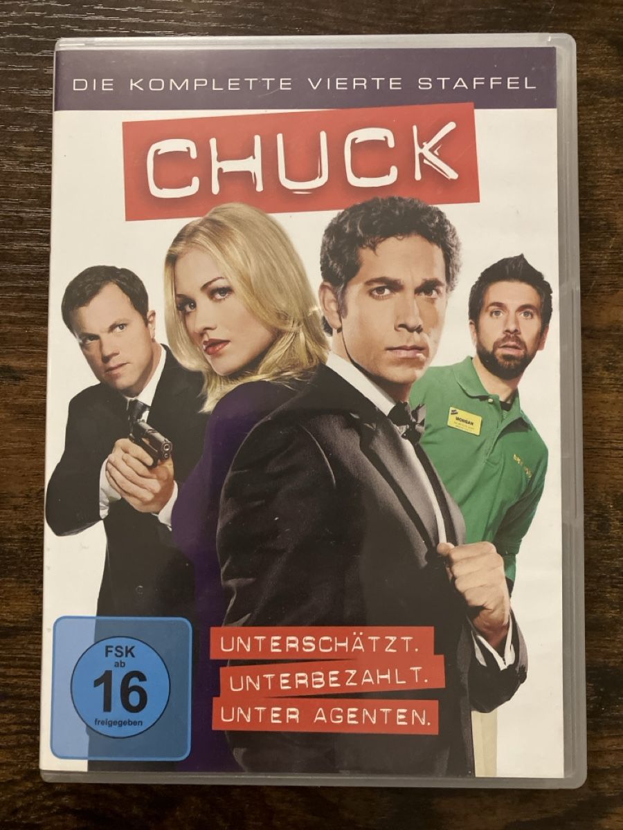 Tutti i DVDs: Chuck Staffel vier DVD – Usato da Glarus venduto da Jhuber78