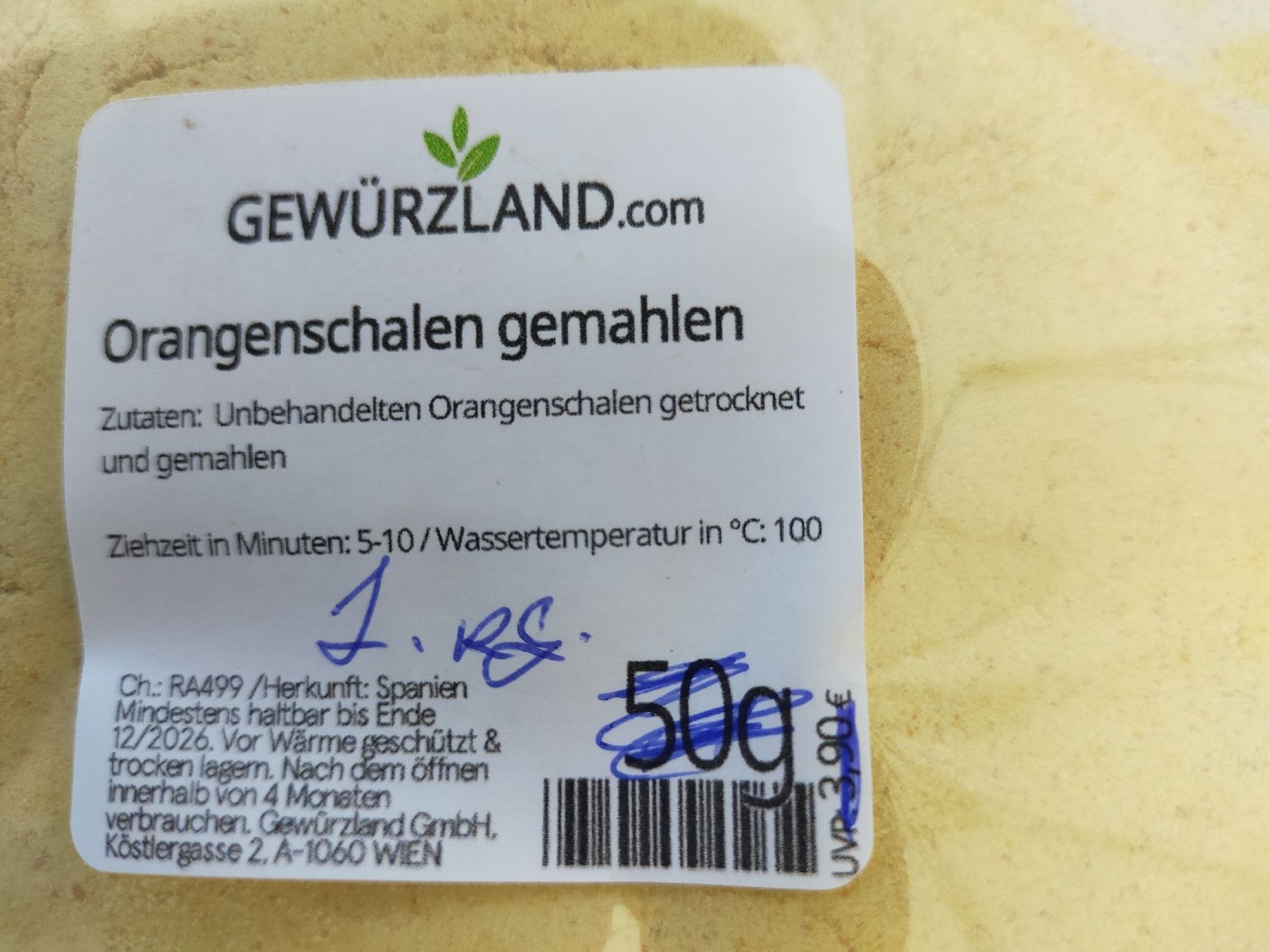 Lebensmittel & Spezialitäten: Orangenschalen gemahlen 2×1kg – Neu und originalverpackt aus Oberhofen TG von tryxta 3