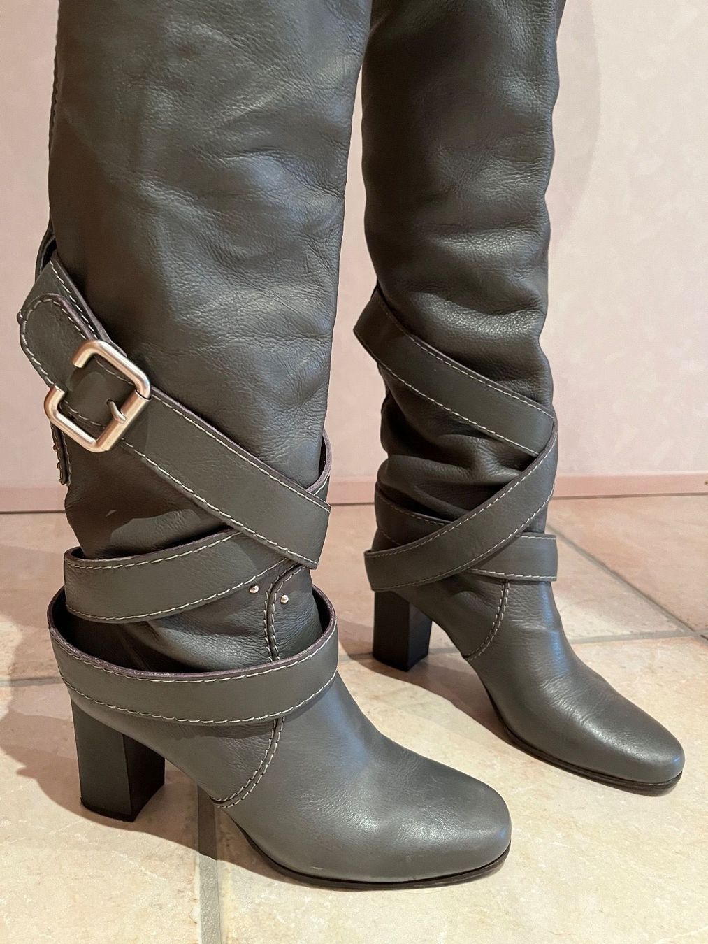 Chloé Scarpe da donna: Chloé Overknee Stiefel Grösse 38 – Usato da Luzern venduto da ariazalea 4
