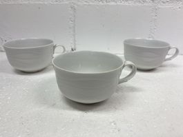 3x Tassen Weiss Goebel design