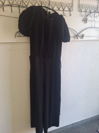Red Valentino Jumpsuit schwarz m/Bolerojäckchen, Gr. S