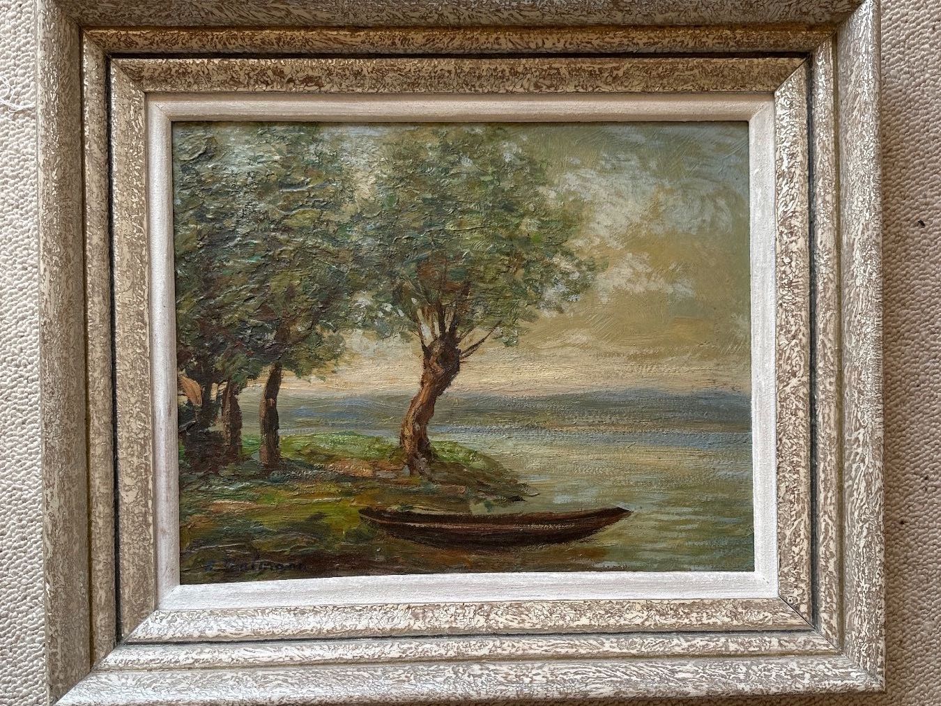 Tableaux: Antikes Gemälde signiert E. Thalmann, – D'occasion à Frauenfeld par aluma14