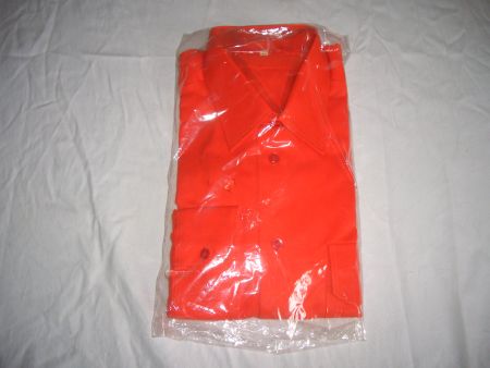 Herren Hemd langarm Farbe orange Grösse M OVP