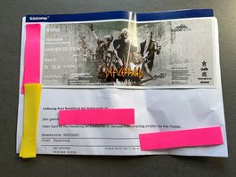 Def Leppard 1 Ticket Sitzplatz Hallenstadion HEUTE