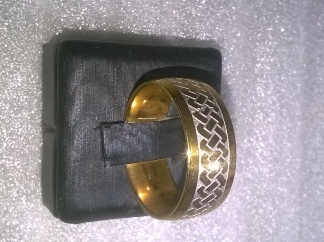 Ringe: RING EDELSTHAL,,,VERGOLDET,,,GLANZIG – Neu (gemäss Beschreibung) aus Basel von bijoutrie_4 1