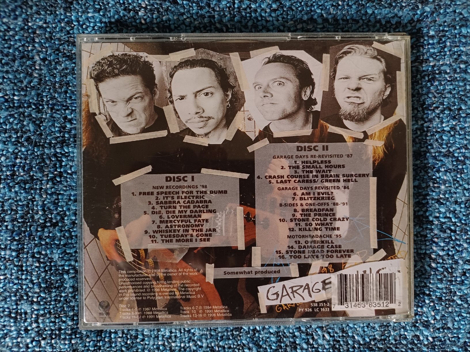 CDs: Metallica "Garage Inc." CDx2 – D'occasion à Begnins par Drastic-Sound 1