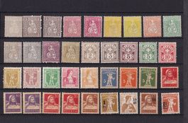 CH Briefmarken Lot "ungestempelt" ab Altschweiz