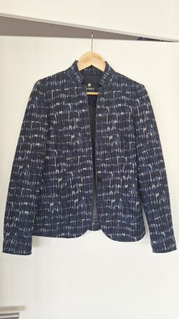 Navyboot Blazer-Jacke Gr. 38, Schurwolle, Stehkragen, Top!