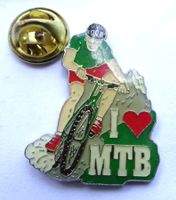 Pin M T B   I like  Rennfahrer