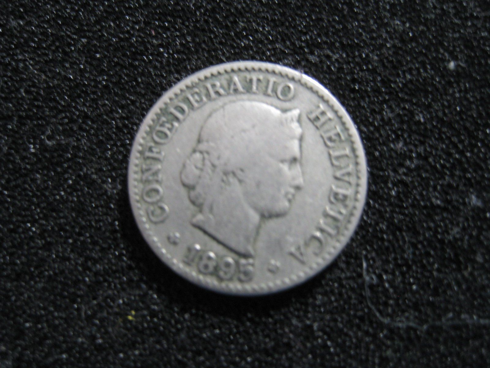 Tutti le monete: 5 Rappen 1895 ss  (24) – Usato da Aarwangen venduto da Pinsel7890