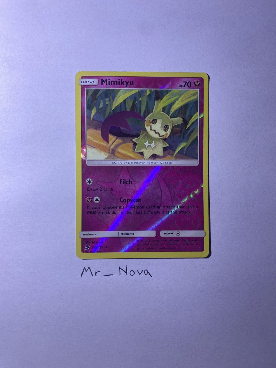 Pokémon Sammelbilder & Trading cards: Mimikyu, 112/181 – Neu (gemäss Beschreibung) aus Galgenen von Mr_Nova