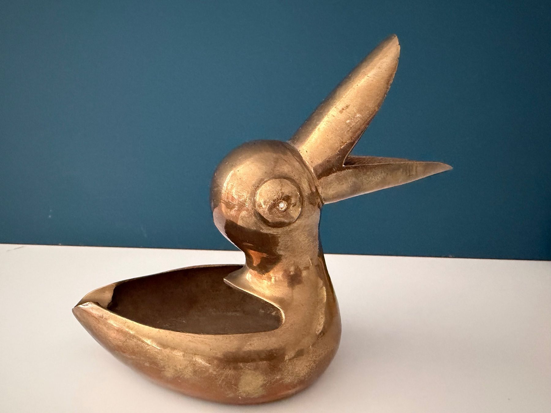 Portacenere: Messing-Ente, Aschenbecher – Usato da Winterthur venduto da silen 1