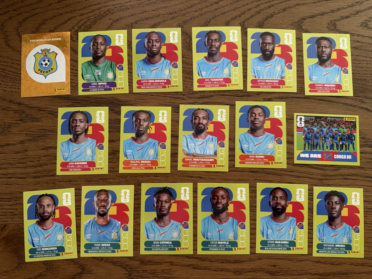 Panini Carte collezionabili: PANINI WM 2026 Bilder DR KONGO COD – Nuovo (secondo la descrizione) da Sennhof Winterthur venduto da bibo11
