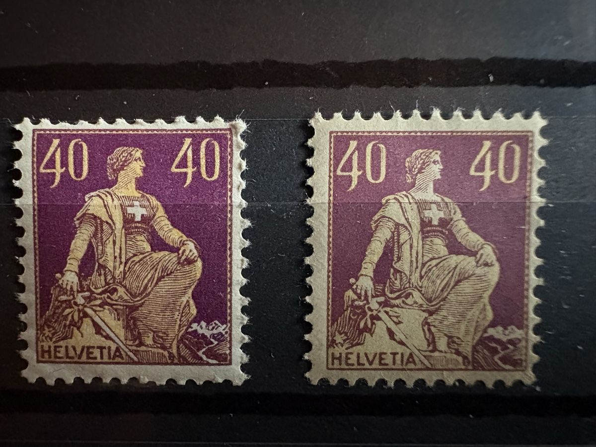 Alle Briefmarken: 8 mal Helvetia mit Schwert  – Gebraucht aus Neunkirch von dielocke72 5