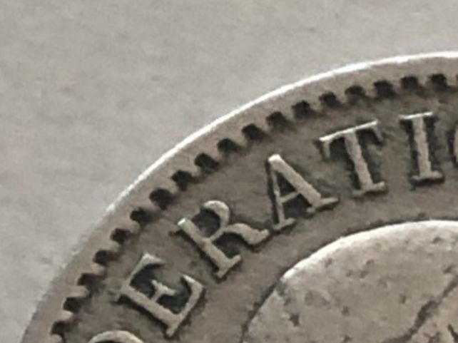 Alle Münzen: Abart 5 Rp. 1895 mit offenem R – Gebraucht aus Schötz von Odpa