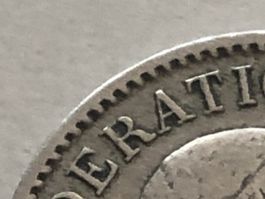 Abart 5 Rp. 1895 mit offenem R
