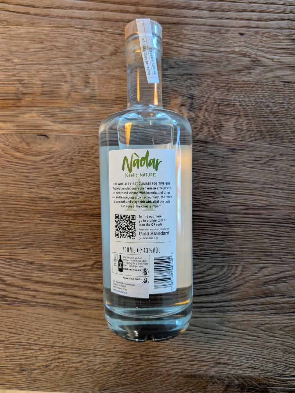 Bevande alcoliche: Arbikie Nàdar Gin Experimental Batch – Limited Edition – Nuovo (secondo la descrizione) da Olten venduto da ver_djh9 1