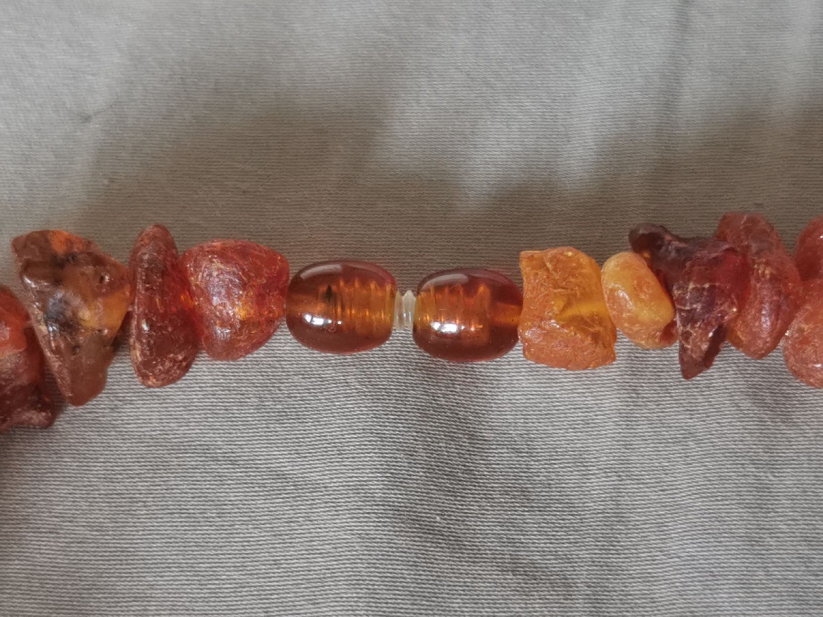 Onyx Catenine: Bernstein Kette 62 cm. – Usato da Schlieren venduto da vlalif 3