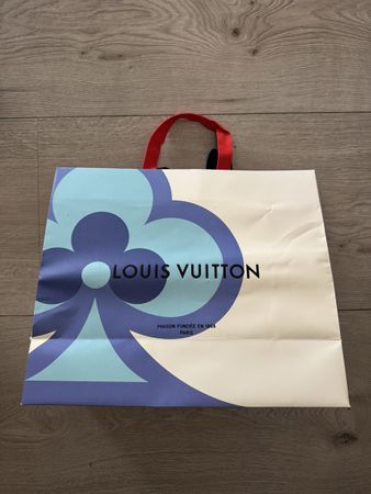 Louis Vuitton Tragetasche bunt mit Herz-Motiv gross