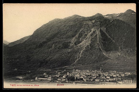 Cartes postales: AK Airolo, Teilansicht – D'occasion à Berlin par bartko-reher