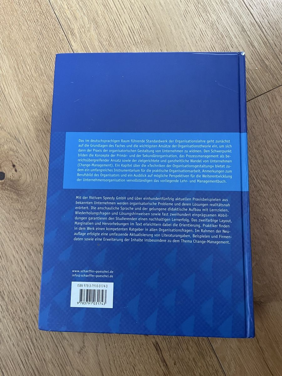 Libri: Organisation Lehr- und Managementbuch – Usato da Wettswil venduto da nat_v9z5 1