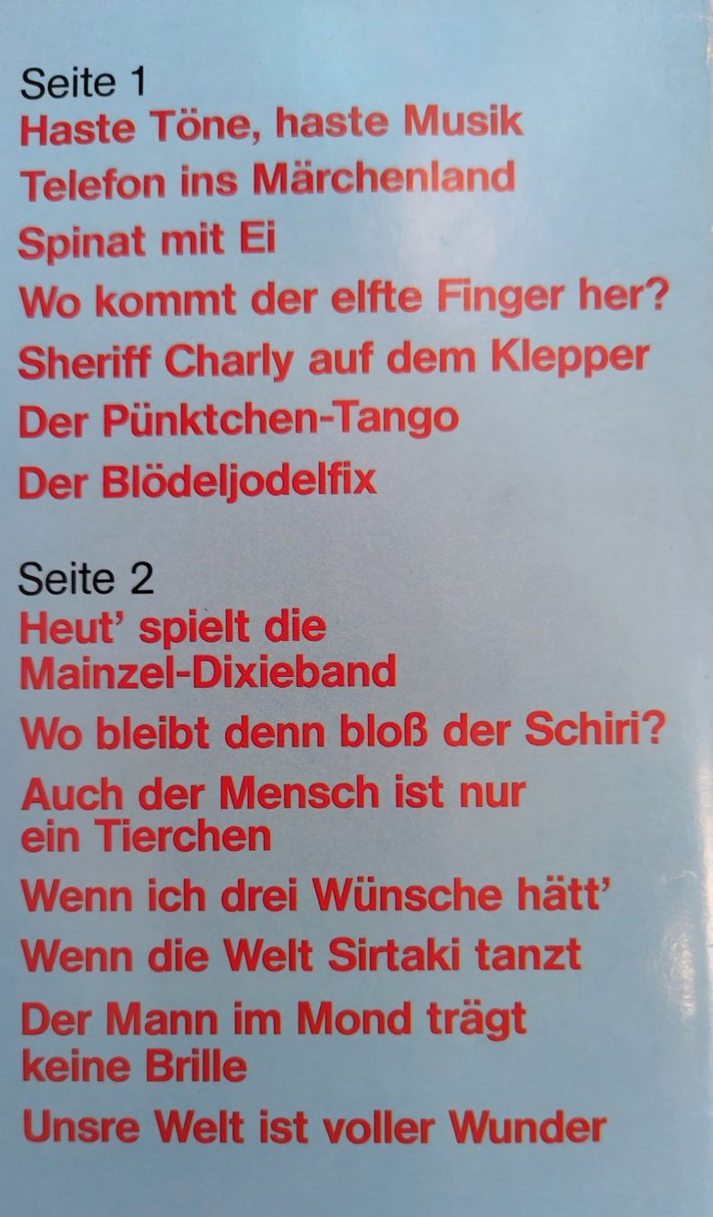 Dischi in vinile: Mainzelmännchen - Hitparade / LP mit Poster ab Fr. 10.- – Usato da Bellach venduto da JingleJerry 4