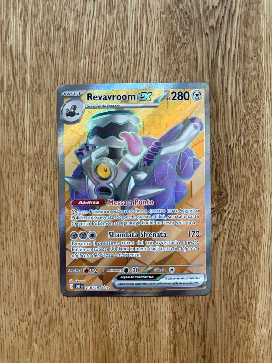 Pokémon Cartes à collectionner: Revavroom ex OBF IT 216/197 – Neuf (Voir description) à Celerina par vyn_90