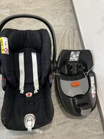 Babyschale Cybex mit Basisstation Isofix gebraucht schwarz