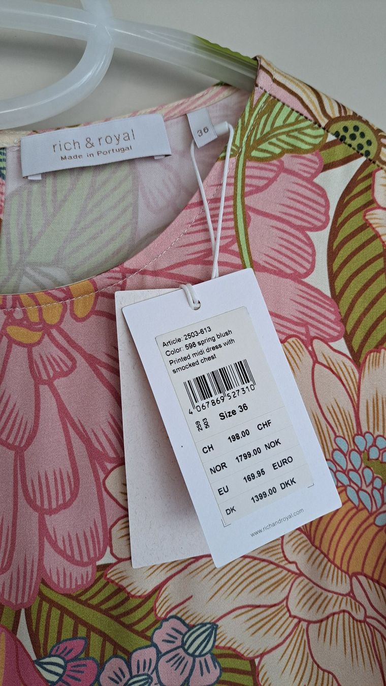 Rich & Royal Kleider: "Rick & Royal"  Kleid 3/4 Arm – Neu und originalverpackt aus Elgg von Semmerli 1