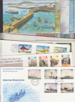 ALDERNEY ab 1985,11xFDC, 4x BOOKLET, Briefmarken & Blöcke **