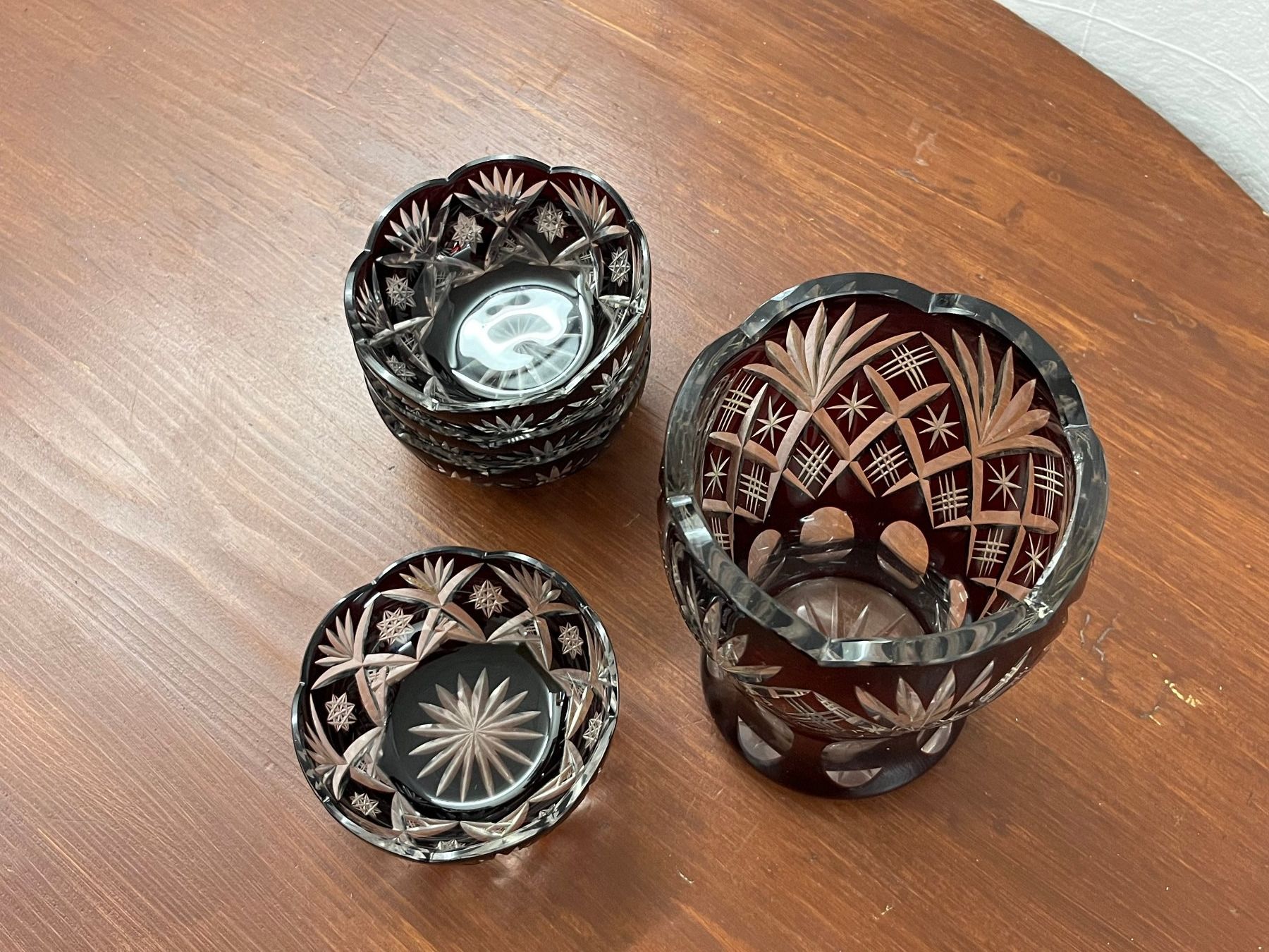 Vasen & Gefässe: Bleikristall Vase + 4 Schalen – Gebraucht aus Lenz von Klimbim7083 5