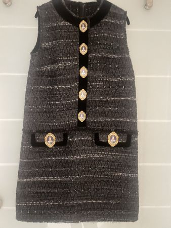 Dolce Gabbana Trägerkleid Gr IT 46