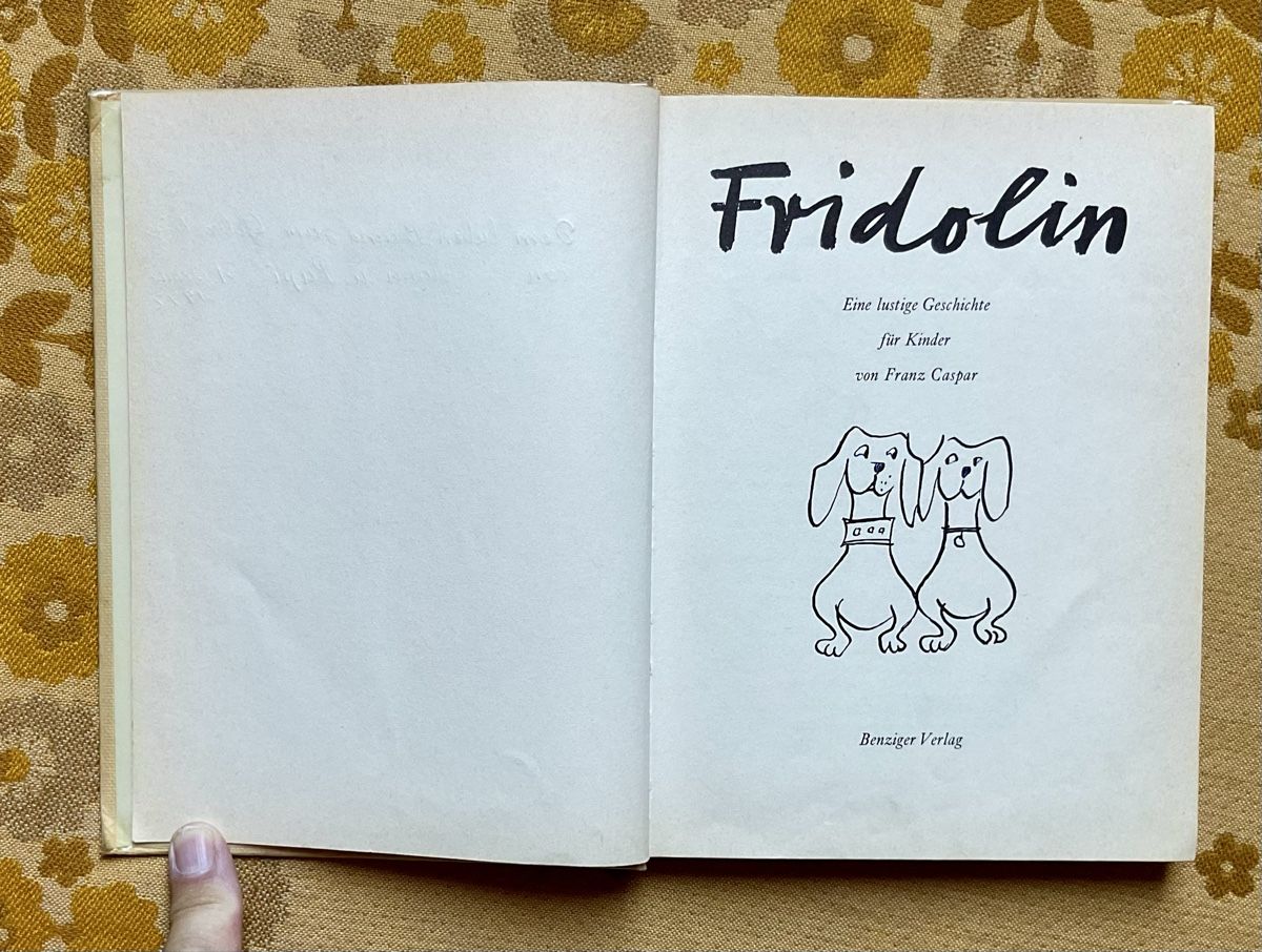 Libri: Fridolin Kinderbuch 1971 – Usato da Endingen venduto da nathan05 5