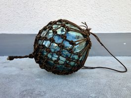 Grosse Boje aus Glas Glasboje mundgeblasen antik 32cm Kugel