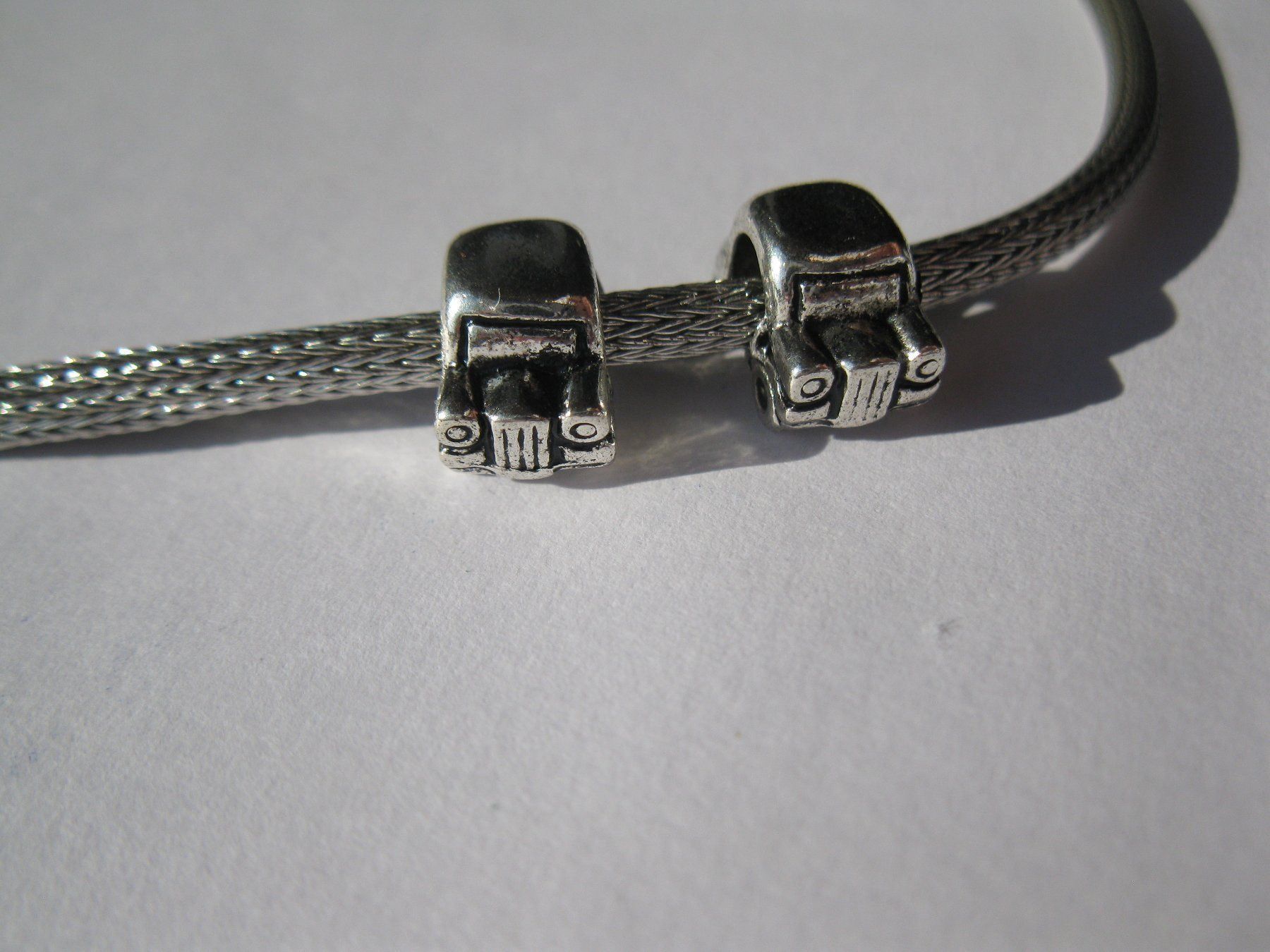 Perle (finte): 2 Metallperlen, Grosslochperlen, Beads Auto – Nuovo e nell'imballaggio originale da St. Margarethen TG venduto da LuanaKa 2