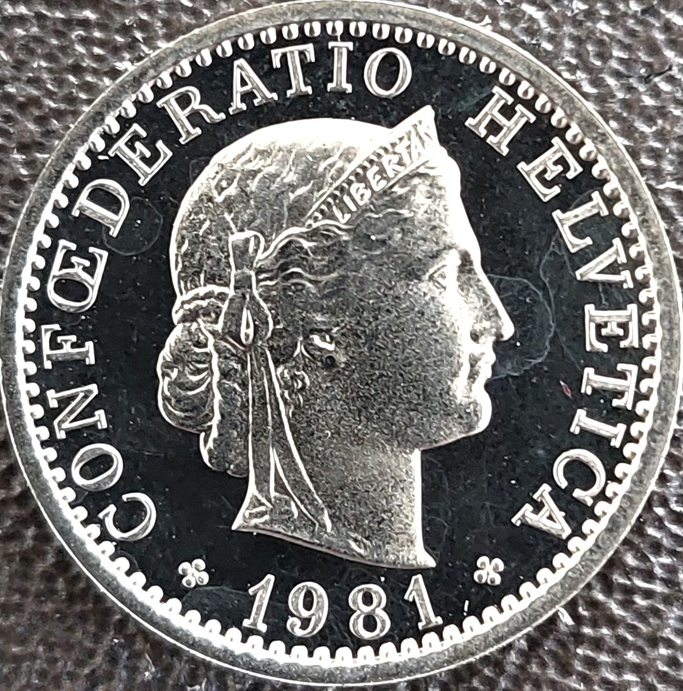Tutti le monete: 20 Rappen 1981 stgl. / aus Münzsatz – Nuovo (secondo la descrizione) da Arch venduto da coinsandmore