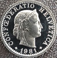 20 Rappen 1981 stgl. / aus Münzsatz